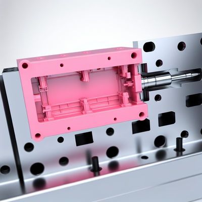 Rosa Spritzgießform mit einfacher Reinigung und optimaler Funktionalität