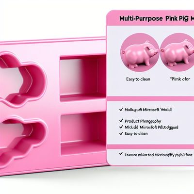 Einfach zu reinigen, rosa Schweineform für Mehrzweckfarben