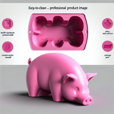 Einfach zu reinigen, rosa Schweineform für Mehrzweckfarben
